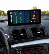 Écran CarPlay/Android BMW Serie 1 E81/E82/E87/E88 (2004-2012) — Écran HD tactile sans fil