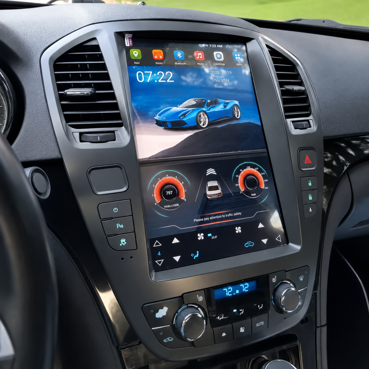 Écran CarPlay/Android Opel Insignia (2008-2013) — Écran HD tactile sans fil