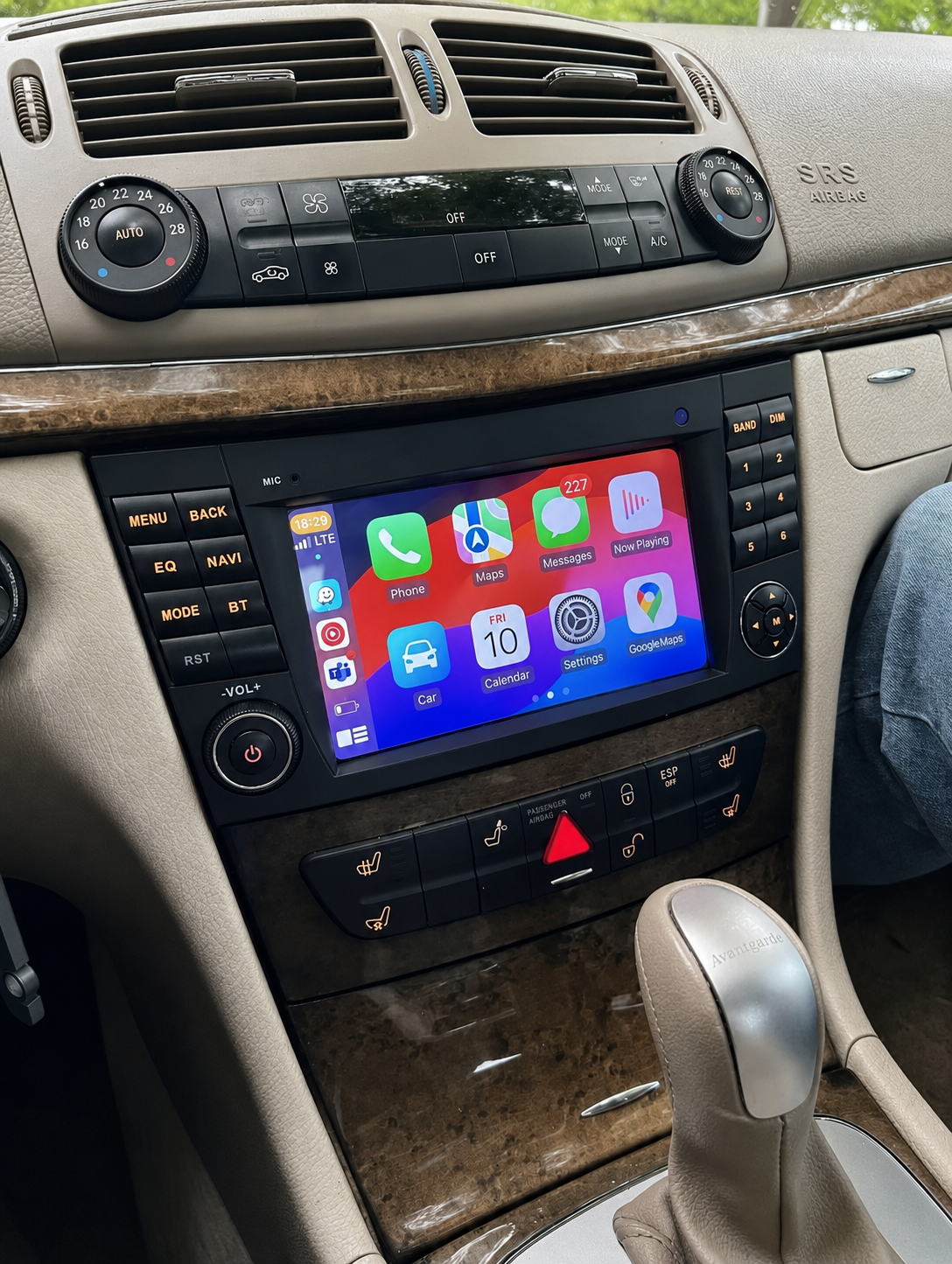 CarPlay / Écran Android Mercedes-Benz Classe E W211 (2002-2009)