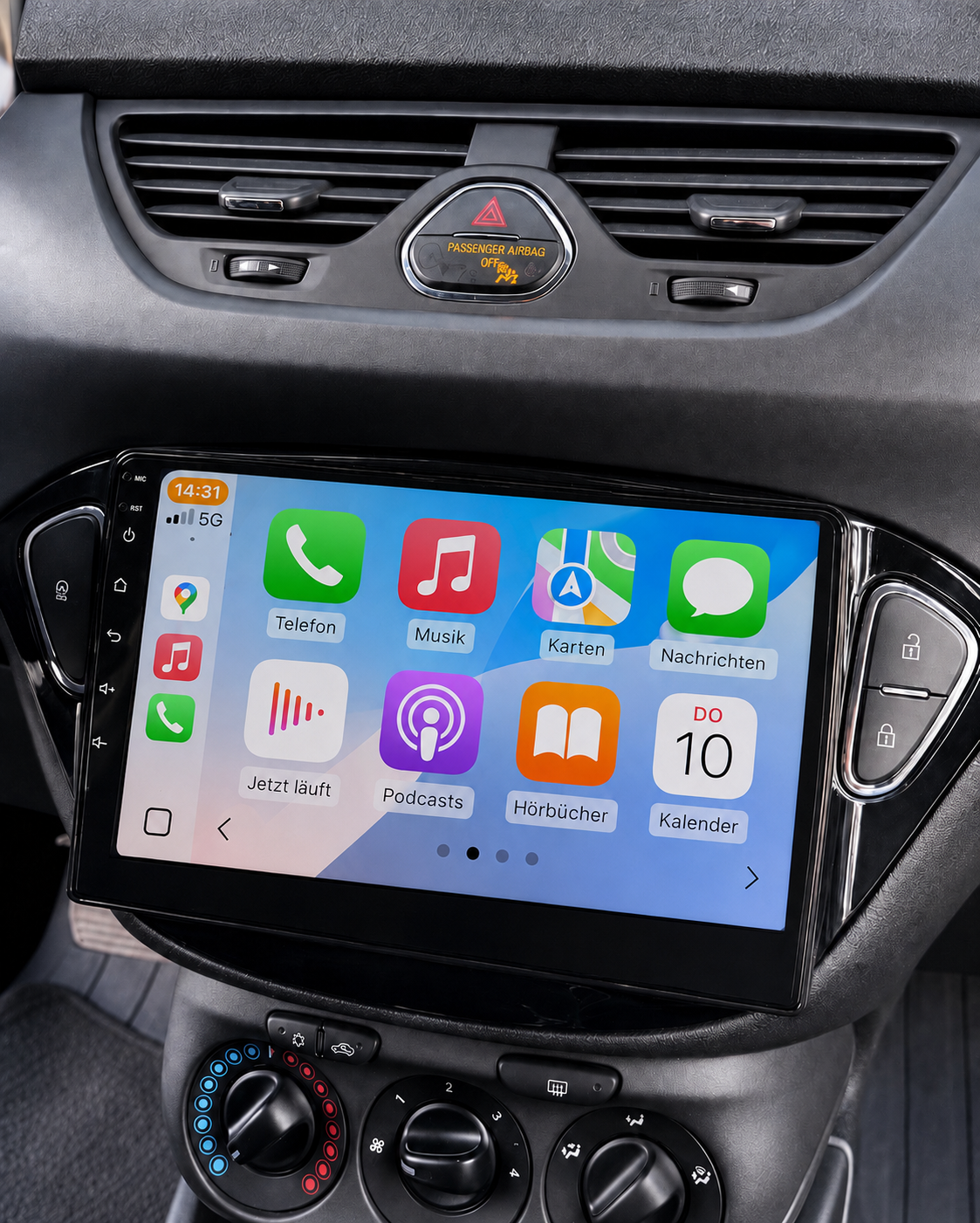 Écran CarPlay/Android Opel Corsa E (2014-2019) — Écran HD tactile sans fil
