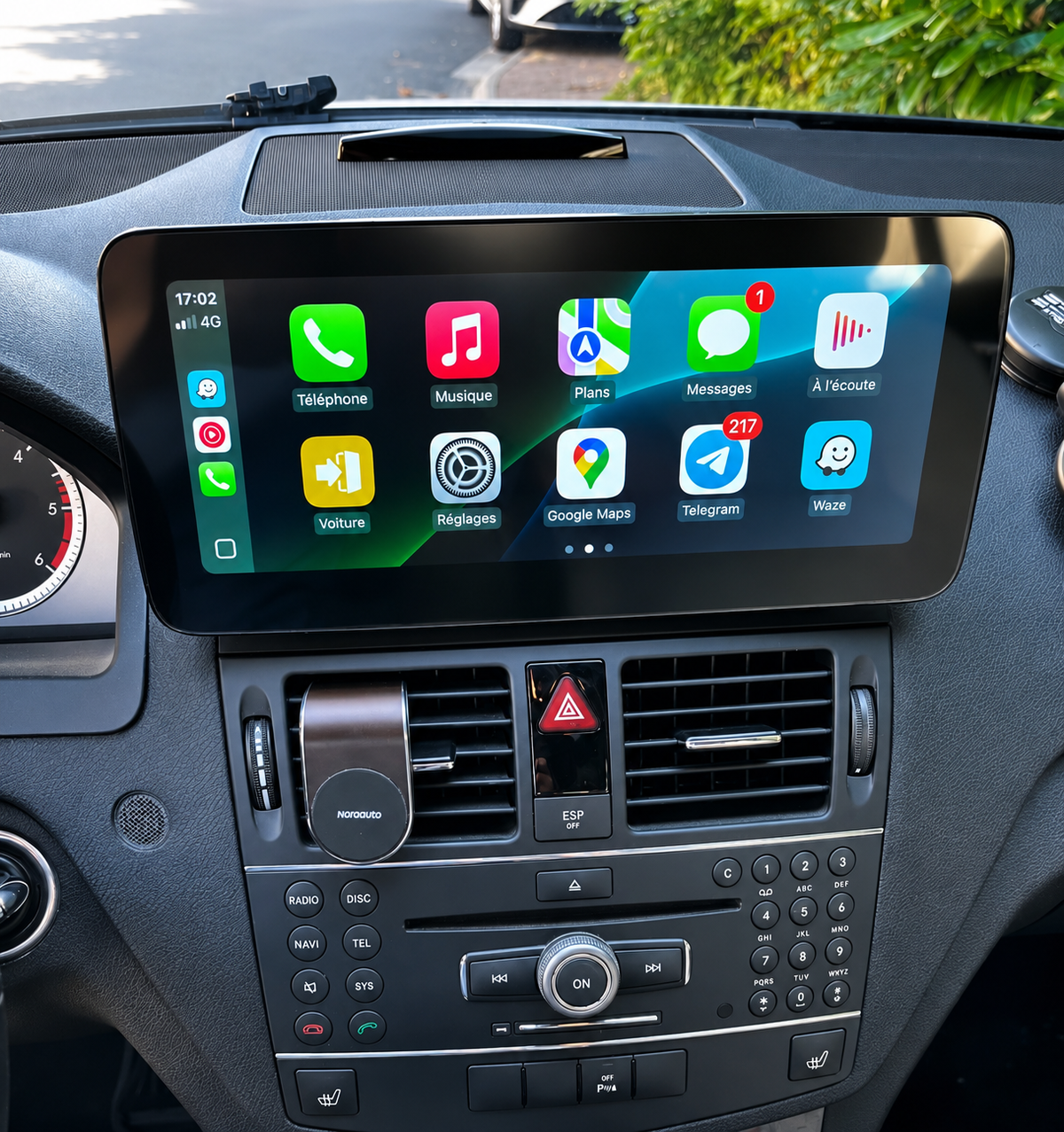 CarPlay/ Ecran Android & IOS Mercedes-Benz Classe-E W204 (2007-2014)