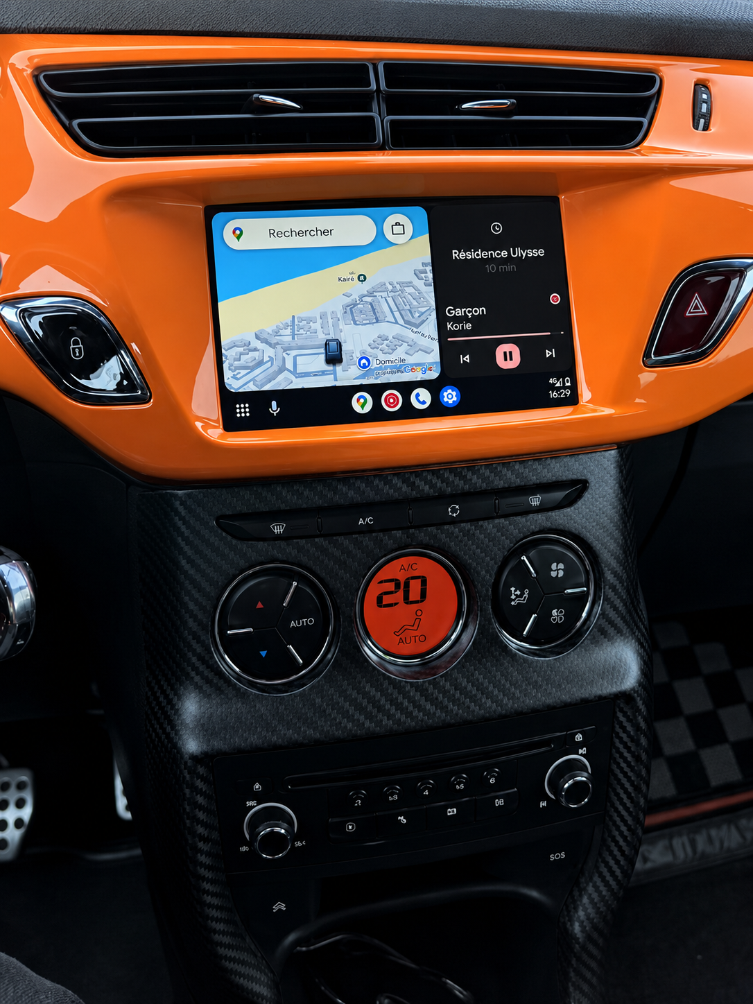 Écran CarPlay/Android Citroën C3 / DS3 (2010-2016) — Écran HD tactile sans fil