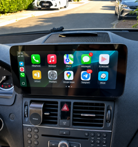 Écran CarPlay/Android Mercedes Classe-E W204 (2007-2014) — Écran HD tactile sans fil