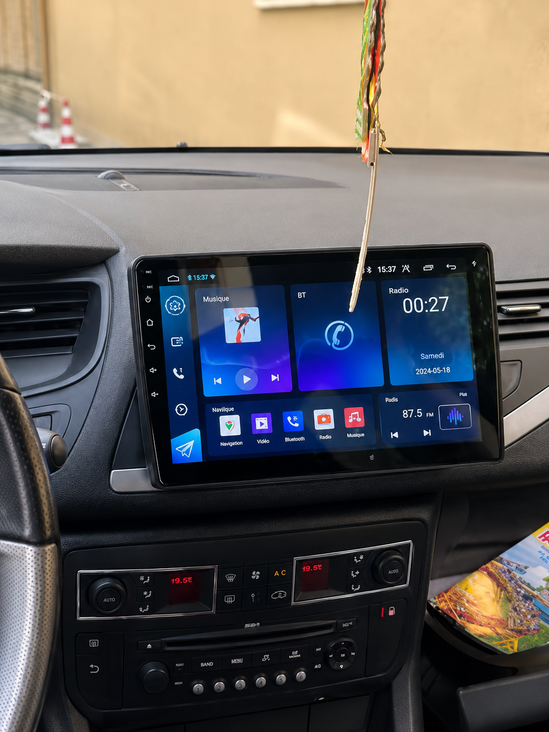 Écran CarPlay/Android Citroën C5 (2008-2017) — Écran HD tactile sans fil