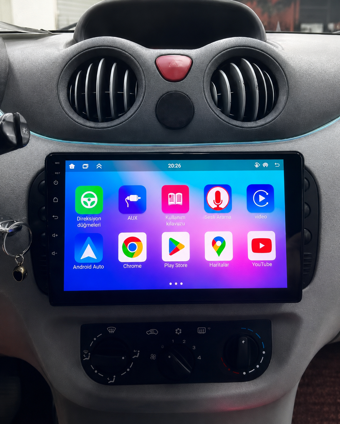 Écran CarPlay/Android Citroën C3 (2001-2010) — Écran HD tactile sans fil
