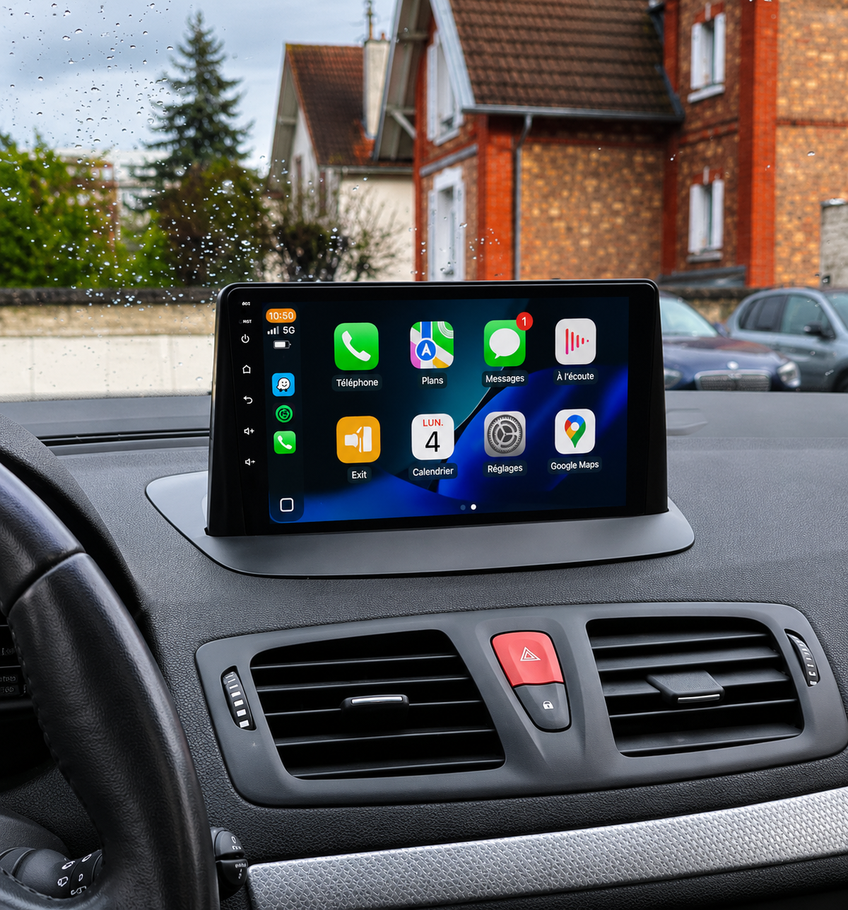 Écran CarPlay/Android Renault Mégane 3 (2008-2015) — Écran HD tactile sans fil