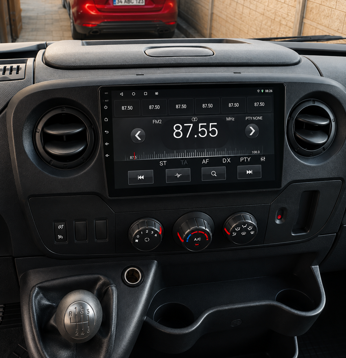 Écran CarPlay/Android Renault Master (2010-2021) — Écran HD tactile sans fil