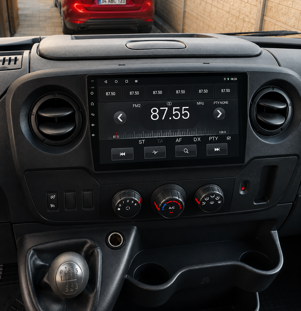 Écran CarPlay/Android Renault Master (2010-2021) — Écran HD tactile sans fil