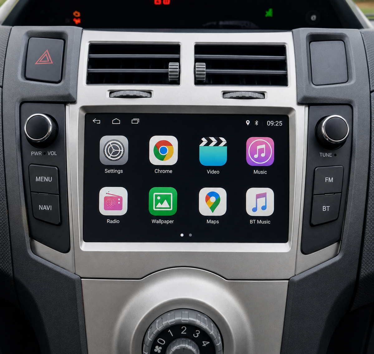 Écran CarPlay/Android Toyota Yaris (2005-2012) — Écran HD tactile sans fil