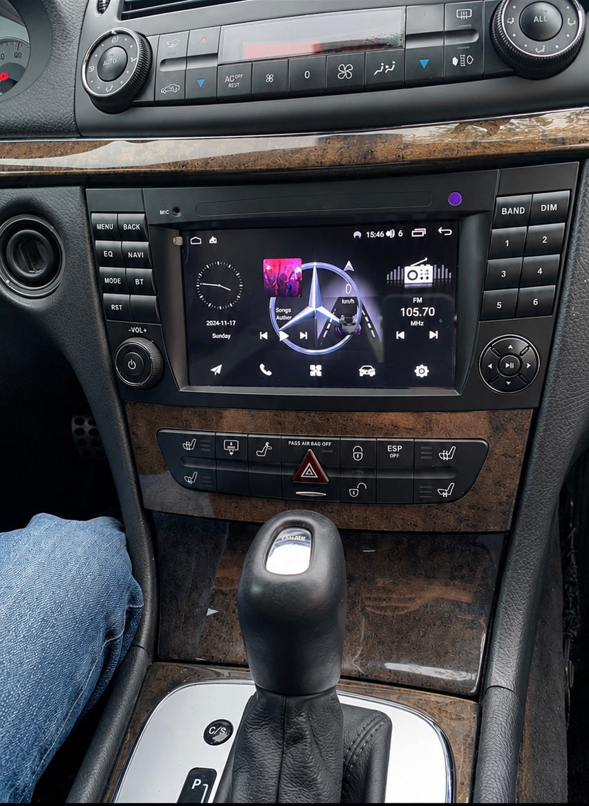 CarPlay / Écran Android Mercedes-Benz Classe E W211 (2002-2009)