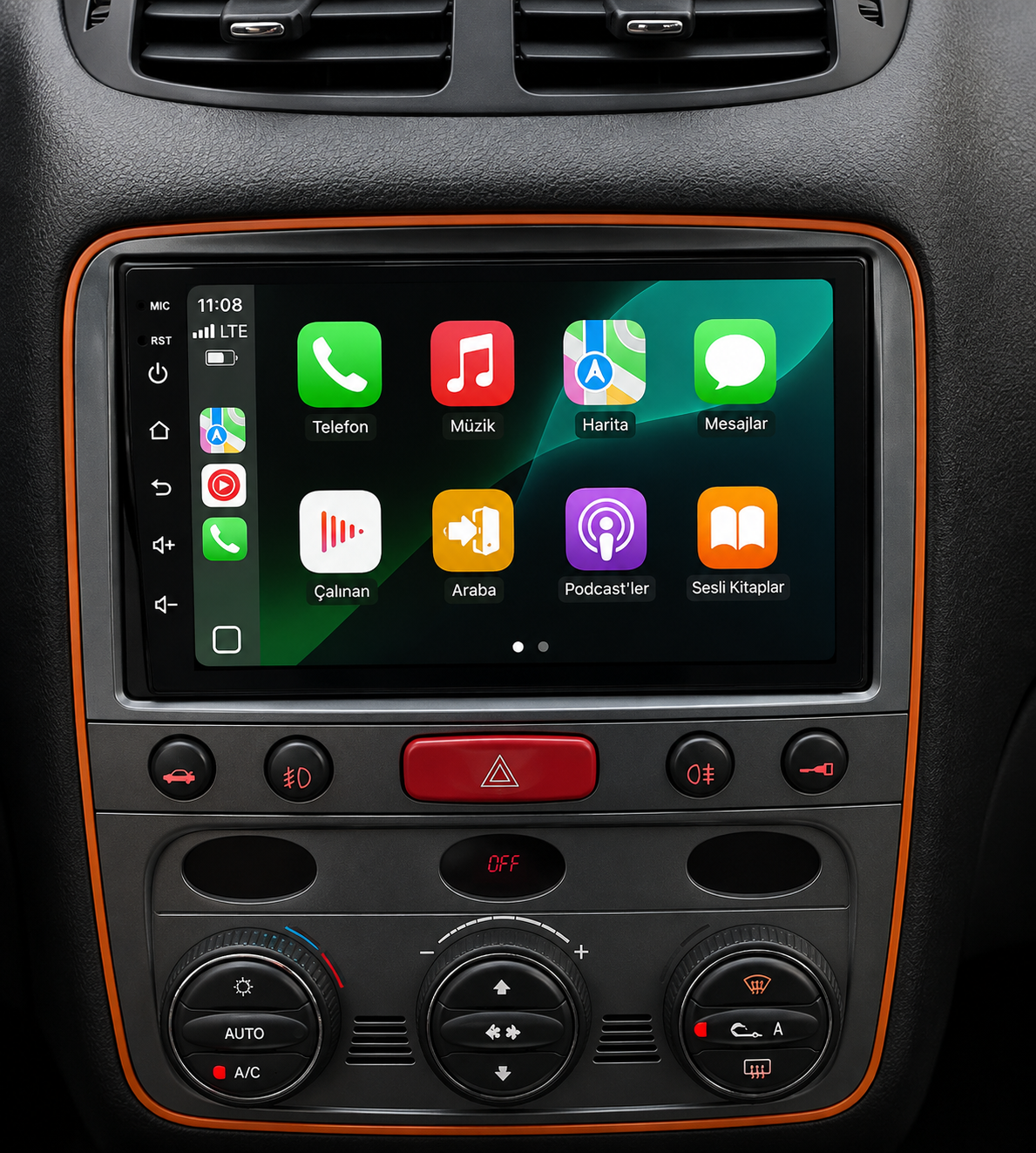 Écran CarPlay/Android Alfa Romeo 147 / 937 / GT (2003-2010) — Écran HD tactile sans fil