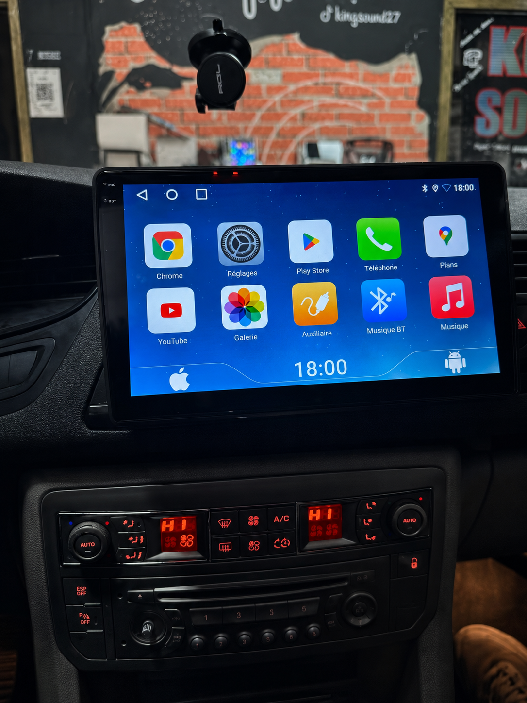 Écran CarPlay/Android Citroën C5 (2008-2017) — Écran HD tactile sans fil