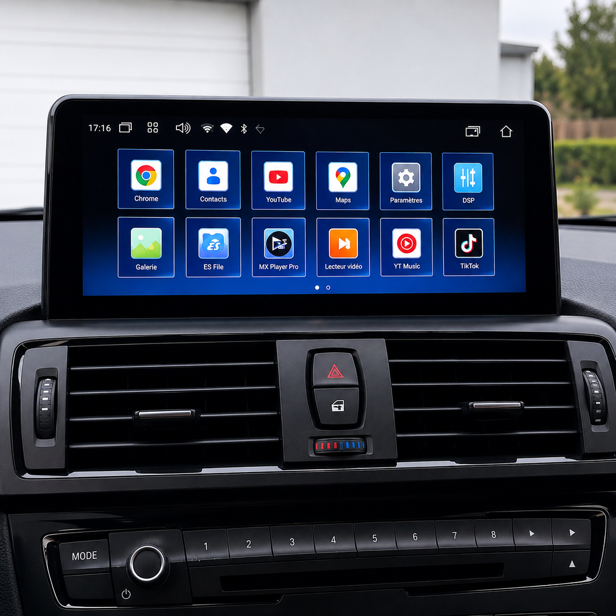 Écran CarPlay/Android BMW Serie 1 F20/F21/F22/F23 (2013-2017) — Écran HD tactile sans fil
