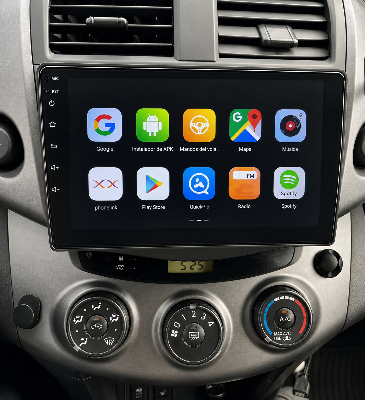 Écran CarPlay/Android Toyota Rav4 (2005-2013) — Écran HD tactile sans fil