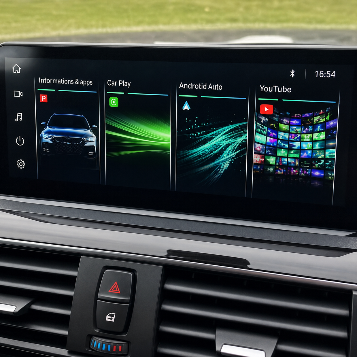 Écran CarPlay/Android BMW Serie 1 F20/F21/F22/F23 (2013-2017) — Écran HD tactile sans fil