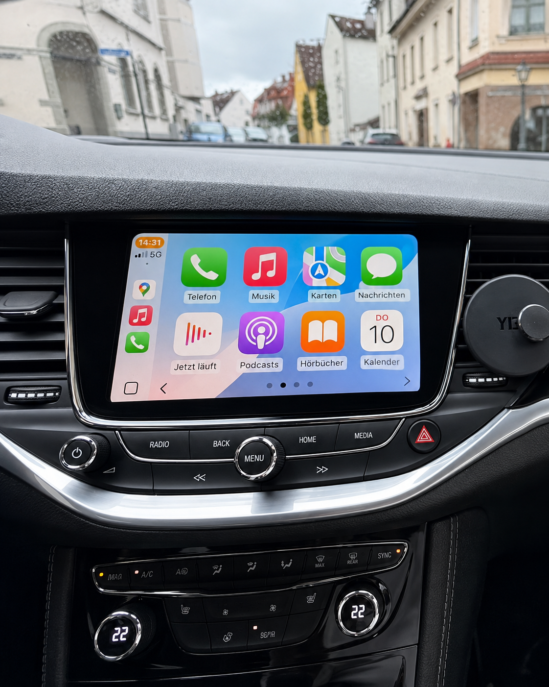 Écran CarPlay/Android Opel Astra K (2015-2020) — Écran HD tactile sans fil