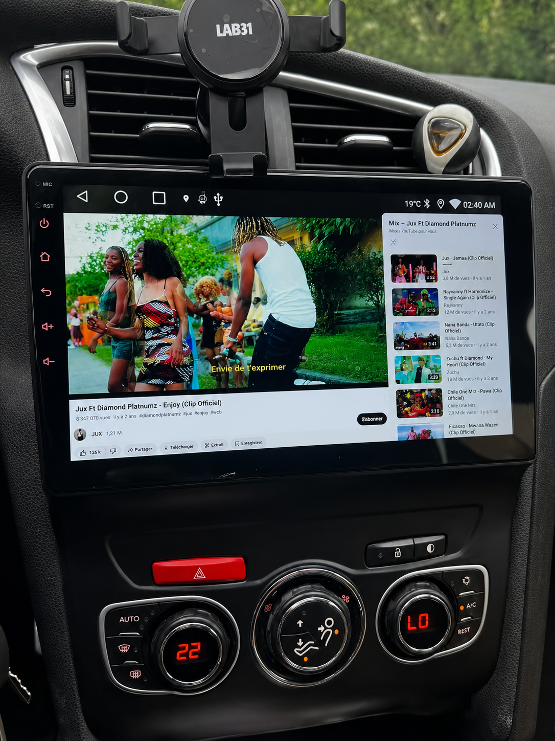 Écran CarPlay/Android Citroën C4 / DS4 (2012-2016) — Écran HD tactile sans fil