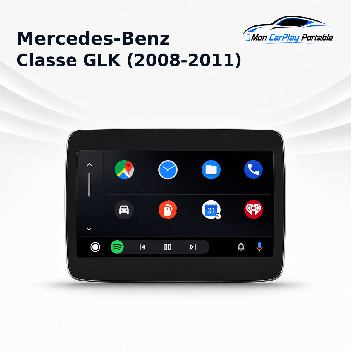 CarPlay/ Ecran Android Mercedes-Benz Classe GLK (2008-2011)