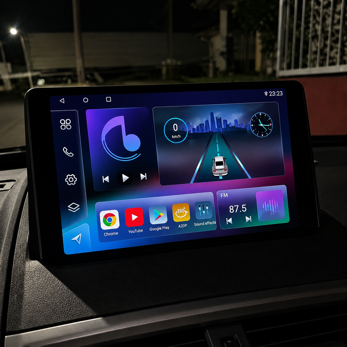 Écran CarPlay/Android Renault Mégane 2 (2002-2009) — Écran HD tactile sans fil