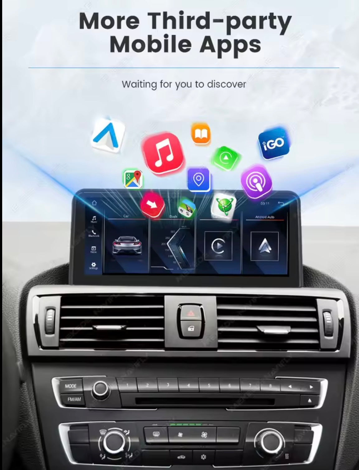 CarPlay/ Ecran Android & IOS compatible BMW X1 E84 (2009-2015)