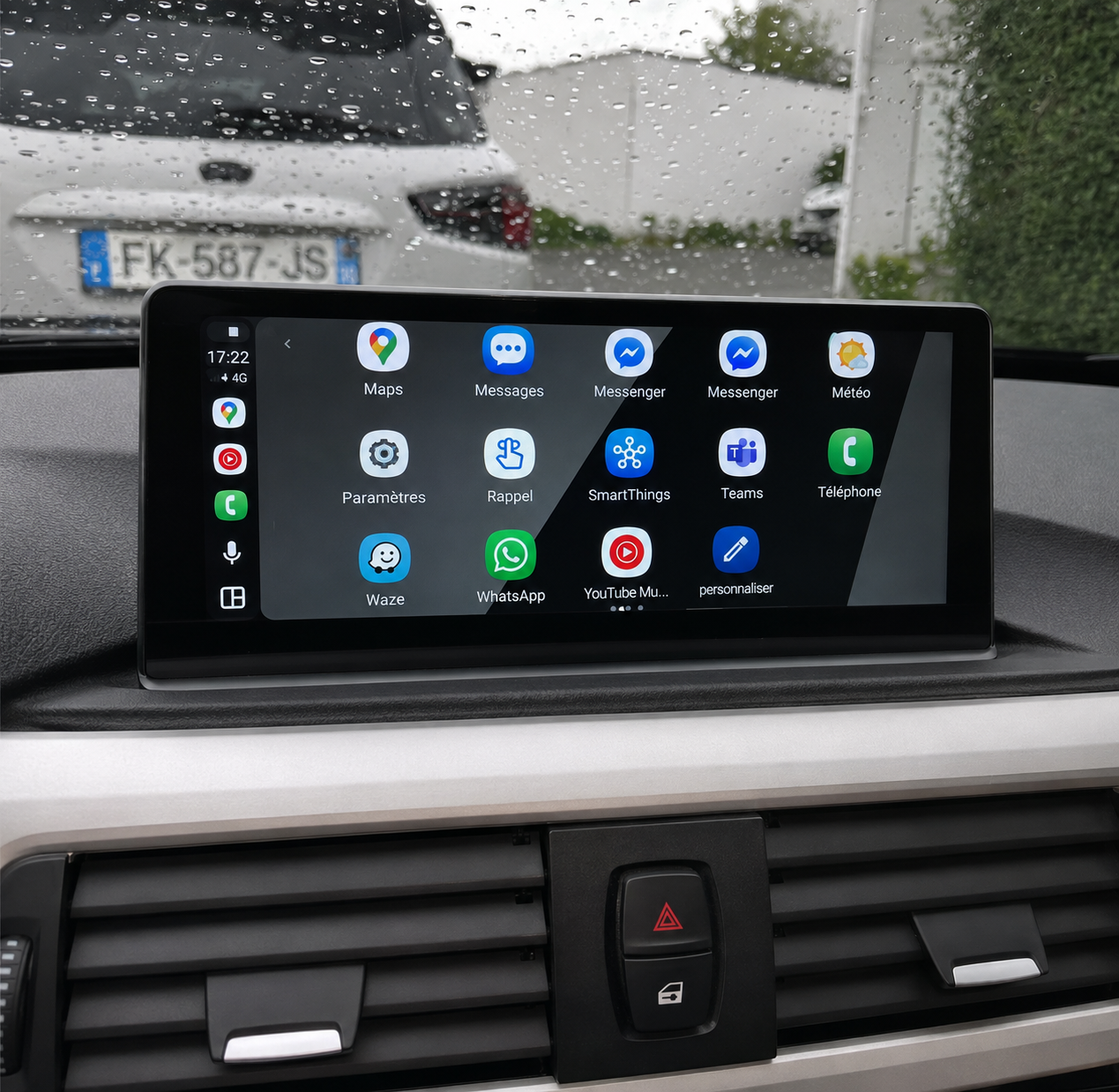 Écran CarPlay/Android BMW Serie 3/Serie 4 F30/F31/F32/F33/F34/F36(2011-2020) — Écran HD tactile sans fil