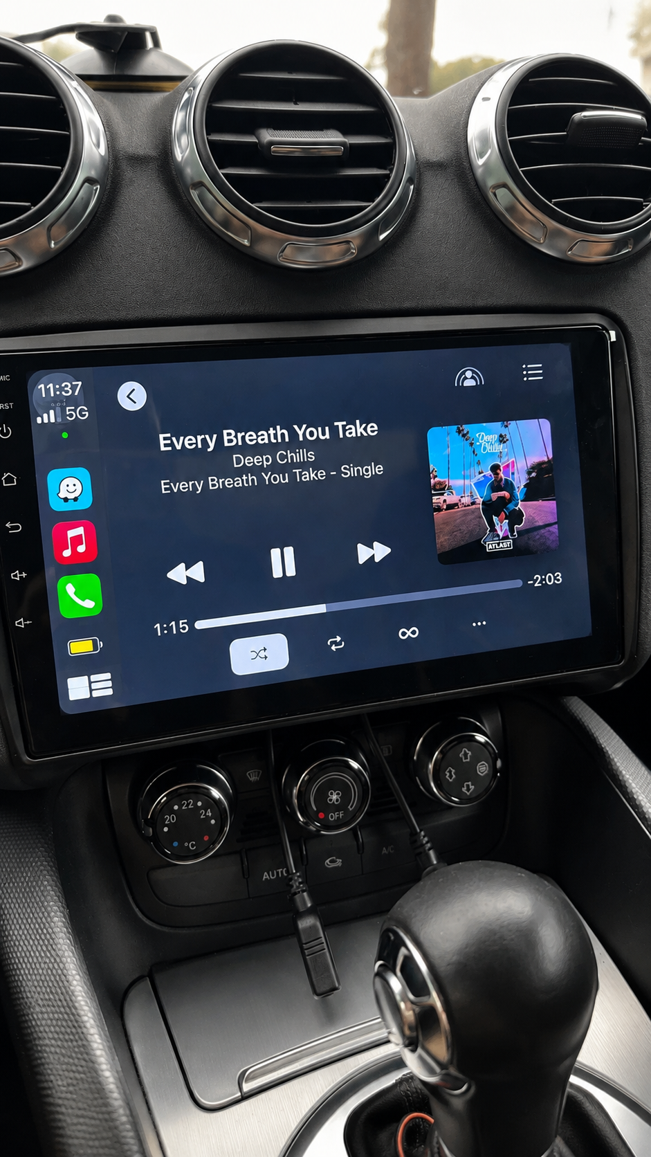 Écran CarPlay/Android Audi TT (2006-2014) — Écran HD tactile sans fil
