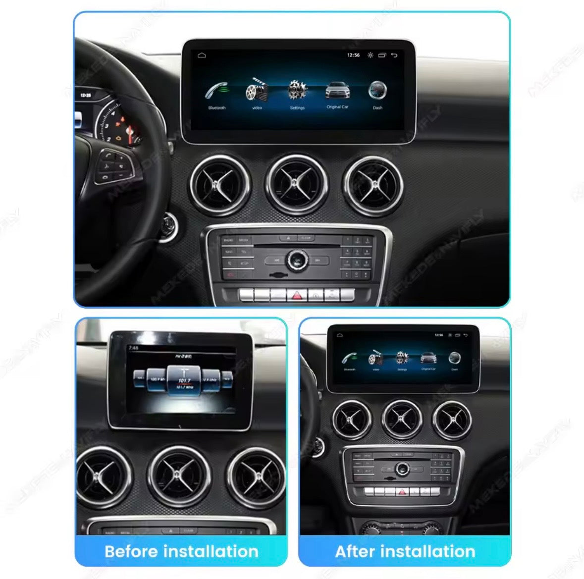 CarPlay/ Ecran Android & IOS compatible CarPlay Mercedes-Benz Classe A W176 (2015-2018)