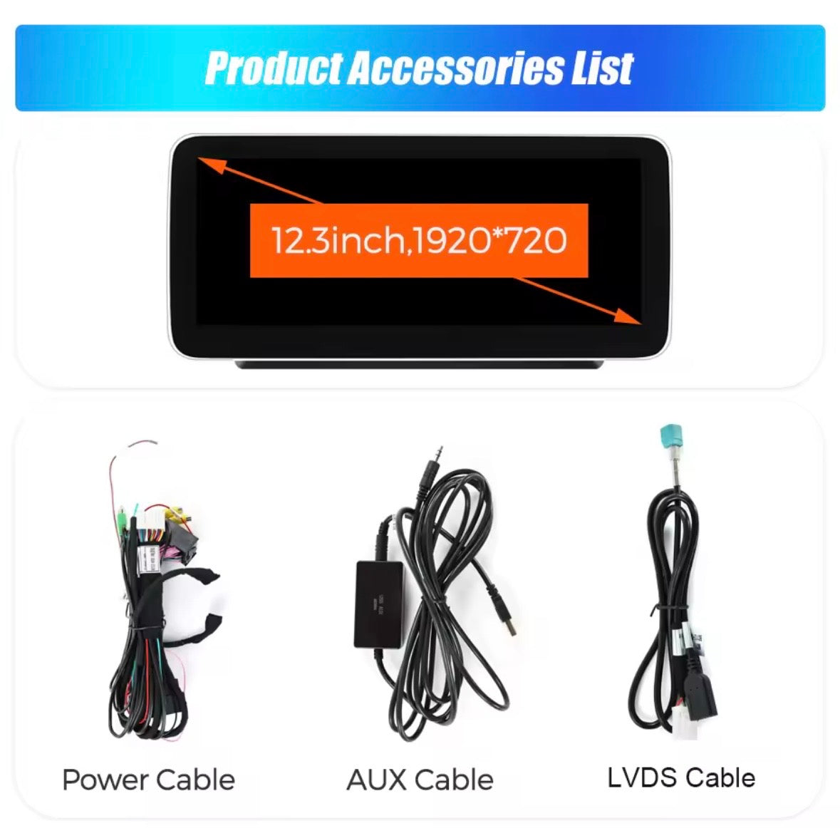 CarPlay/ Ecran Android & IOS compatible CarPlay Mercedes-Benz Classe A W176 (2015-2018)