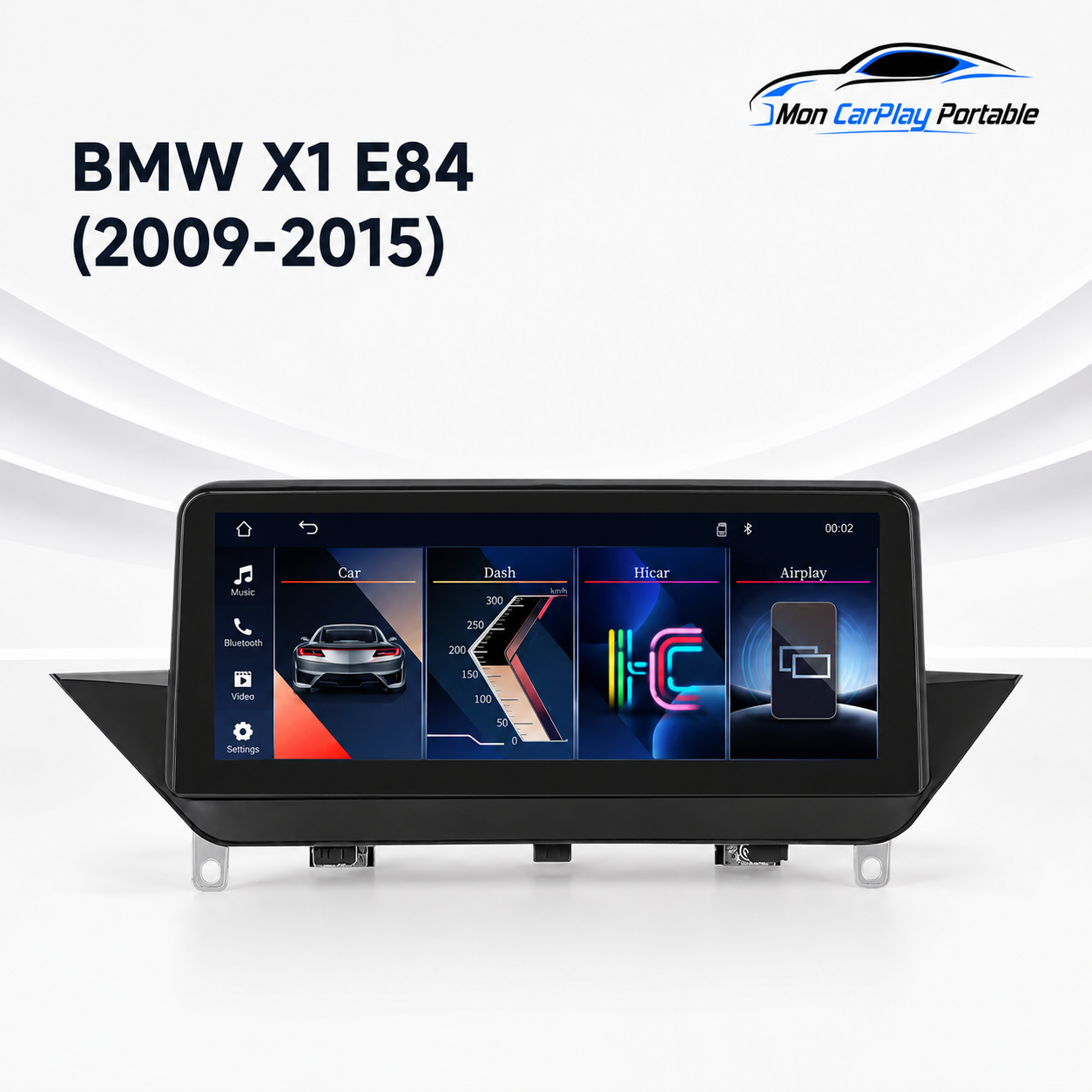 CarPlay/ Ecran Android & IOS compatible BMW X1 E84 (2009-2015)