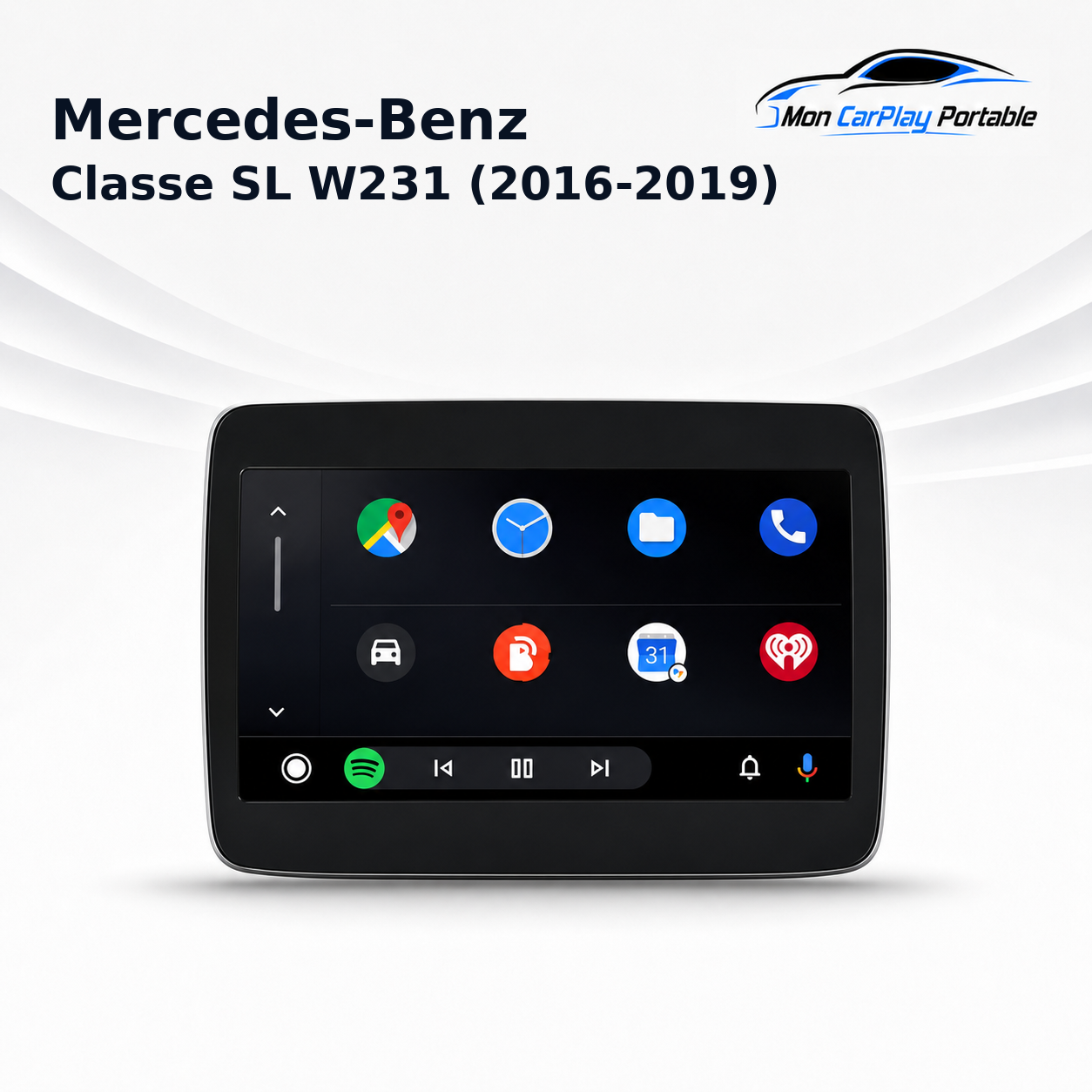 CarPlay/ Ecran Android Mercedes-Benz Classe SL W231 (2016-2019)