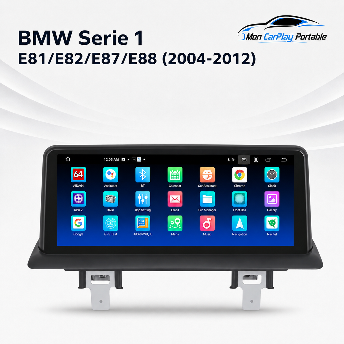 CarPlay/ Ecran Android BMW Serie 1 E81/E82/E87/E88(2004-2012)