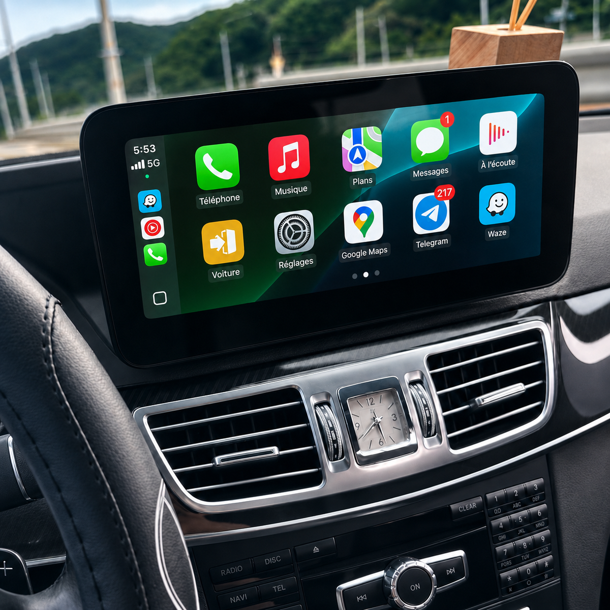 CarPlay/ Ecran Android Mercedes-Benz Classe E W212 (2009-2016)