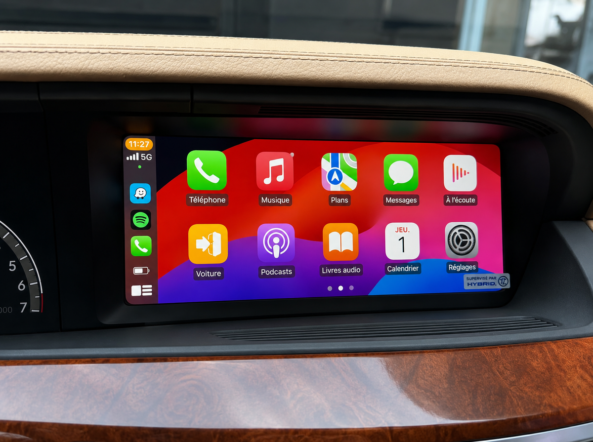 CarPlay/ Ecran Android Mercedes-Benz Classe S W221 (2006-2009)