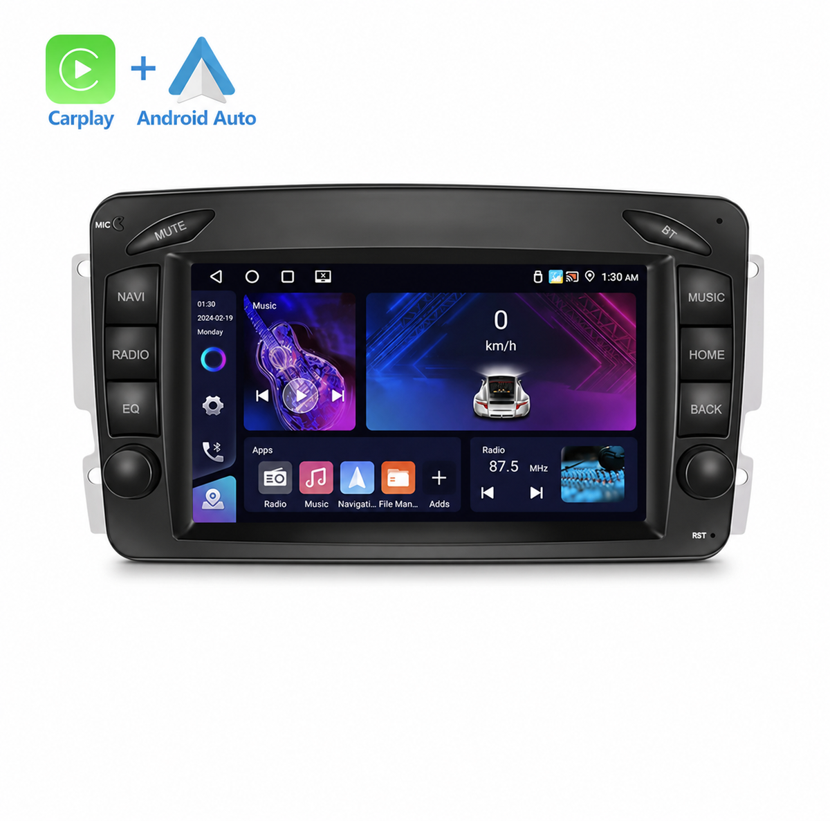 CarPlay / Écran Android Mercedes-Benz Classe C W203 (2000-2005)