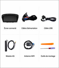 Écran CarPlay/Android Renault Kadjar (2015-2019) — Écran HD tactile sans fil