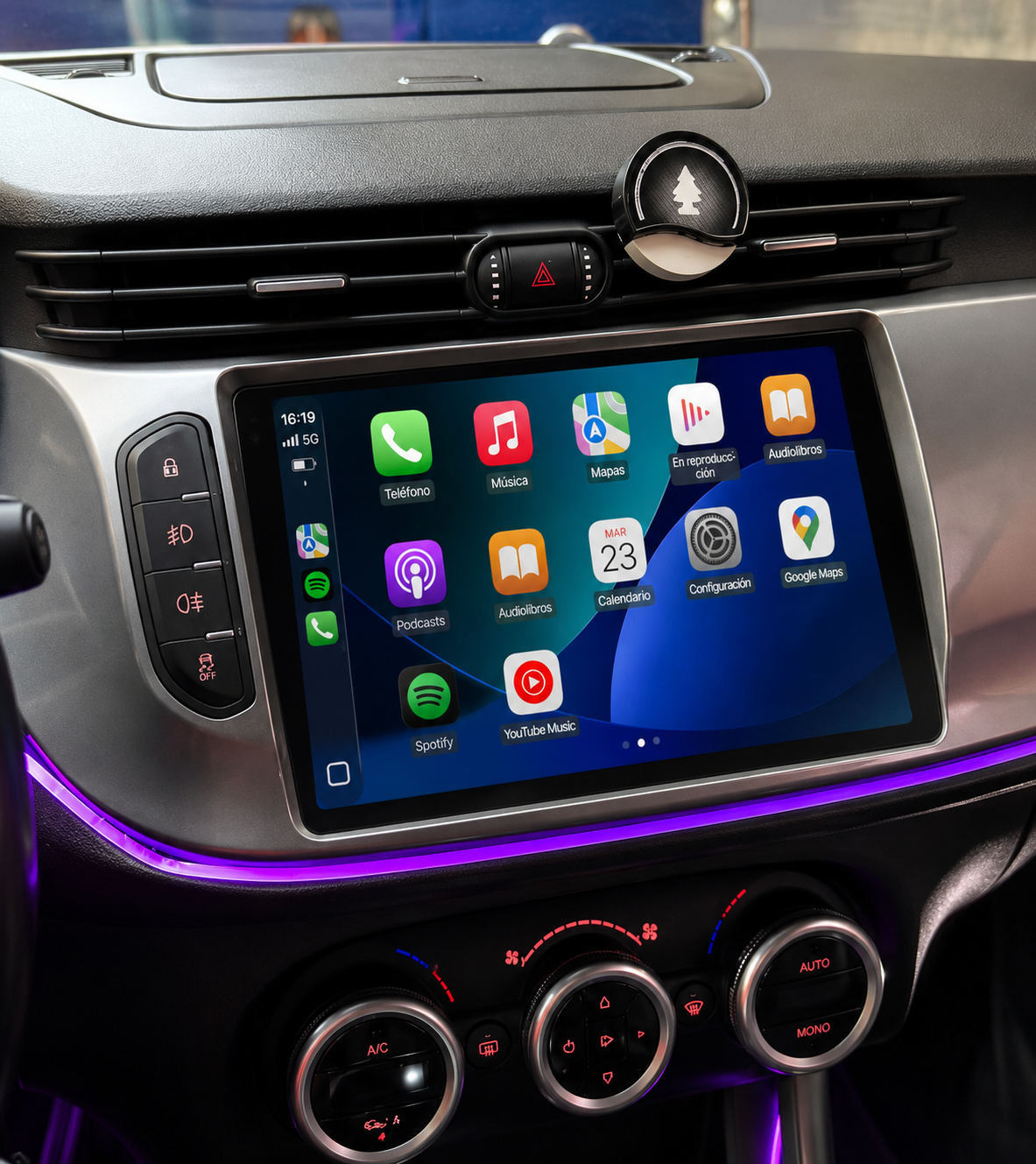 Écran CarPlay/Android Alfa Romeo Giulietta (2015-2018) — Écran HD tactile sans fil