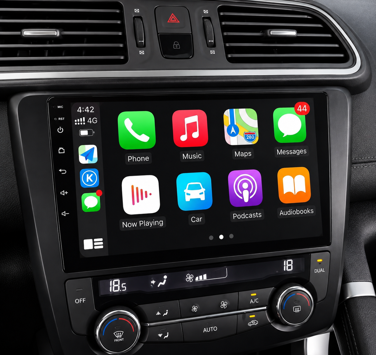 Écran CarPlay/Android Renault Kadjar (2015-2019) — Écran HD tactile sans fil