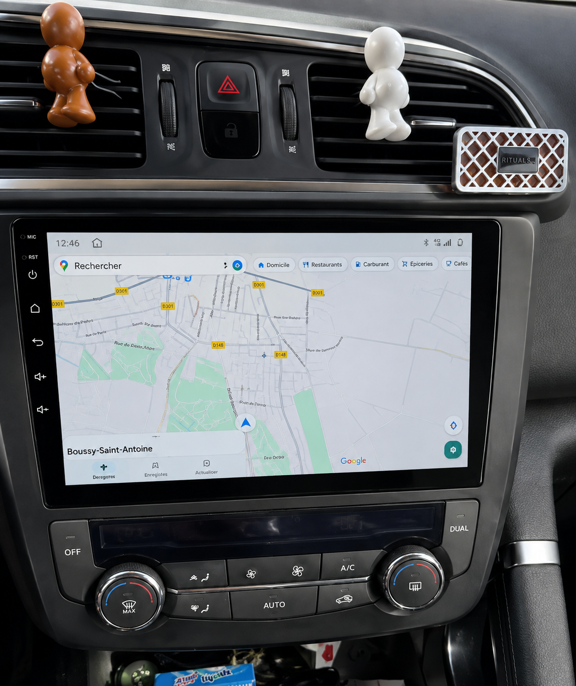 Écran CarPlay/Android Renault Kadjar (2015-2019) — Écran HD tactile sans fil